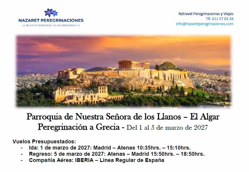 Peregrinación Grecia